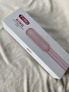 NEW NEVER USED Tymo Ring Pink Hair Straightening Comb